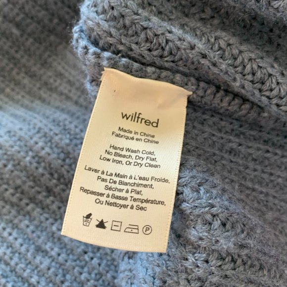 Wilfred Durandal Wool Sleeveless Sweater Tunic in Blue - Picture 5 of 6